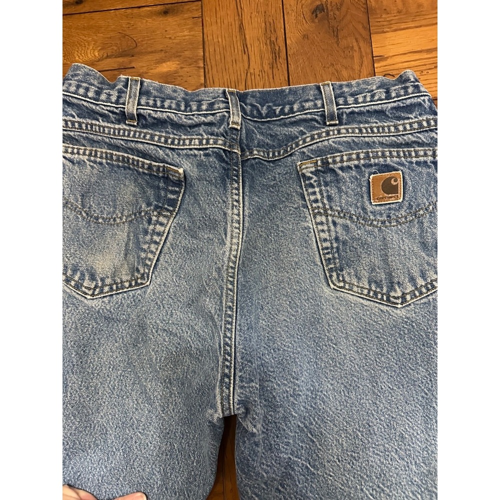 carhartt 36x30‎ jeans with flannel type lining